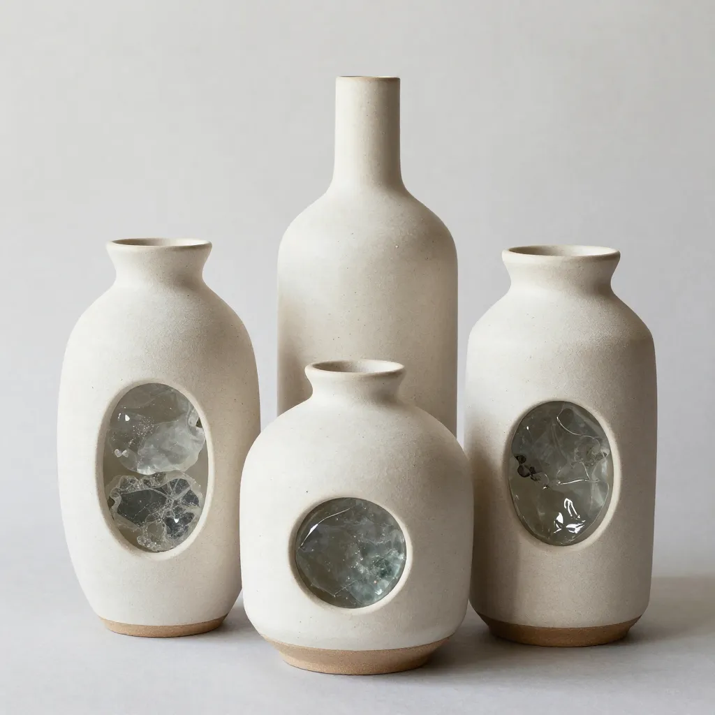 Various material textures and surfaces